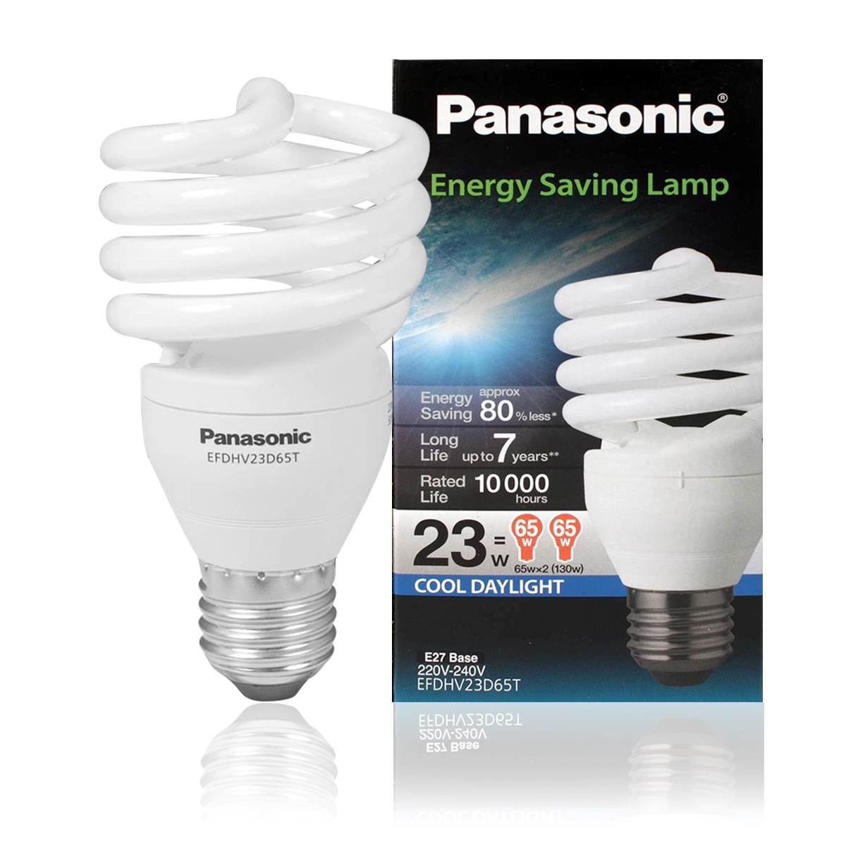 PANASONIC หลอดประหยัดไฟแบบเกลียว ECO 23 วัตต์ (DAY LIGHT)